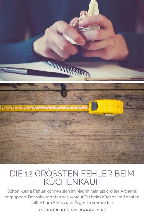 Die 12 größten Fehler beim Küchenkauf.